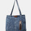 Medium Denim Tote Bag - Korvel