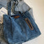 Medium Denim Tote Bag - Korvel