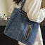 Medium Denim Tote Bag - Korvel