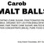Boules de Malt au Caroube Gourmet Andy Anand - Boîte Cadeau de 1 lb