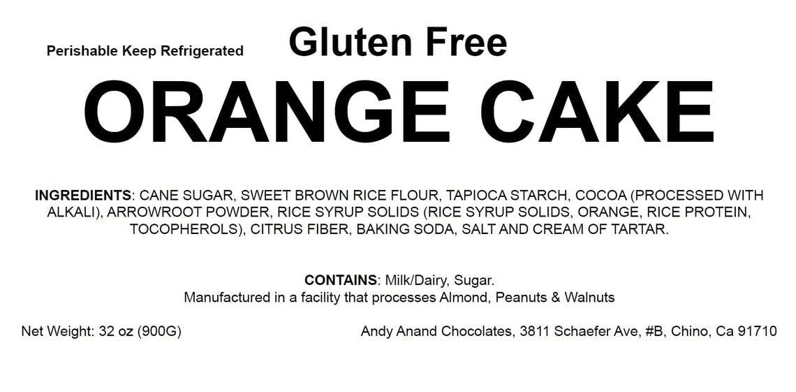 Gâteau à l'Orange Sans Gluten 9" - Délicieuse Indulgence Citronnée
