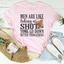 Camiseta Men Are Like Shots - Camiseta con Frase Divertida