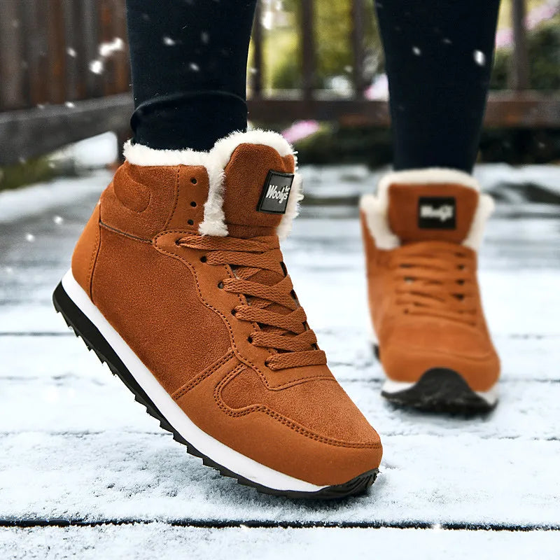 Botas de Invierno Impermeables para Hombre - Diseño Ligero de Tobillo Alto