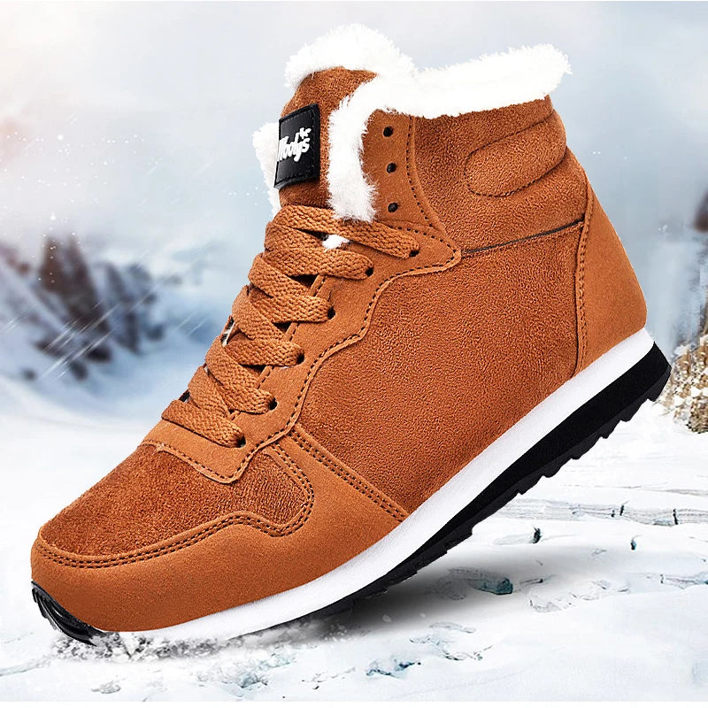 Botas de Invierno Impermeables para Hombre - Diseño Ligero de Tobillo Alto