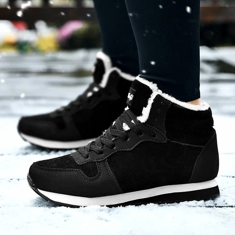 Botas de Invierno Impermeables para Hombre - Diseño Ligero de Tobillo Alto