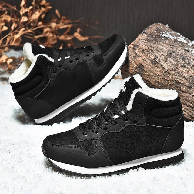 Botas de Invierno Impermeables para Hombre - Diseño Ligero de Tobillo Alto