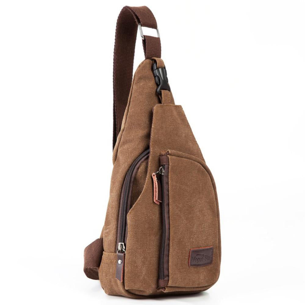 Men Canvas Messenger Bags Casual Travel Military Bag - Korvel