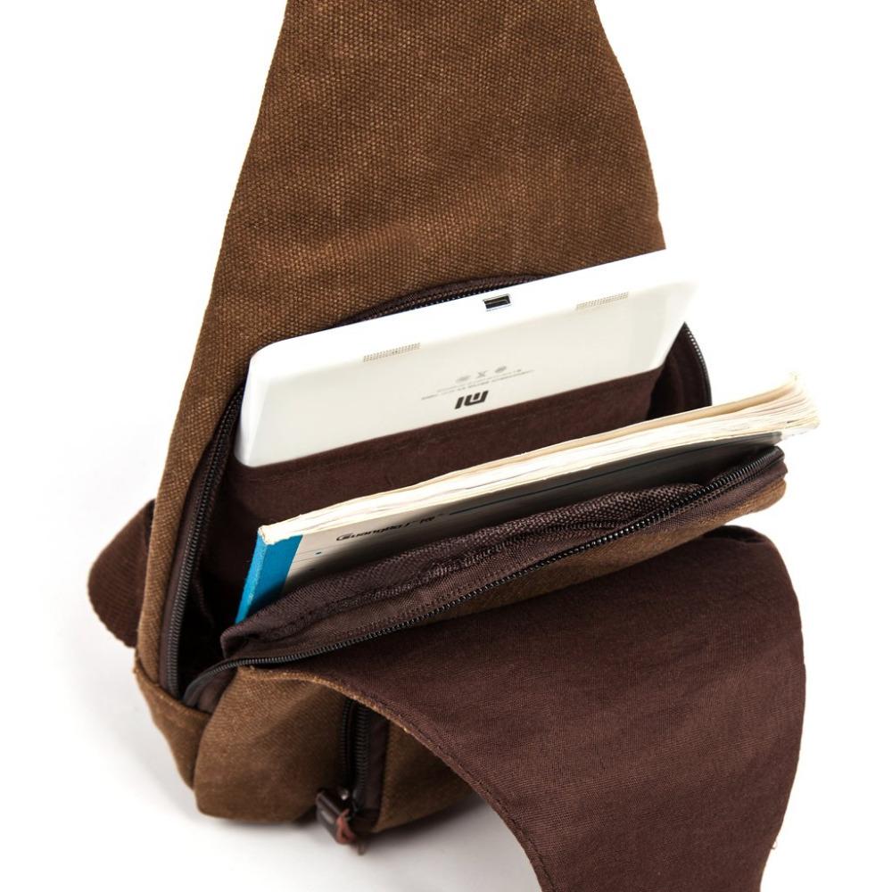 Men Canvas Messenger Bags Casual Travel Military Bag - Korvel