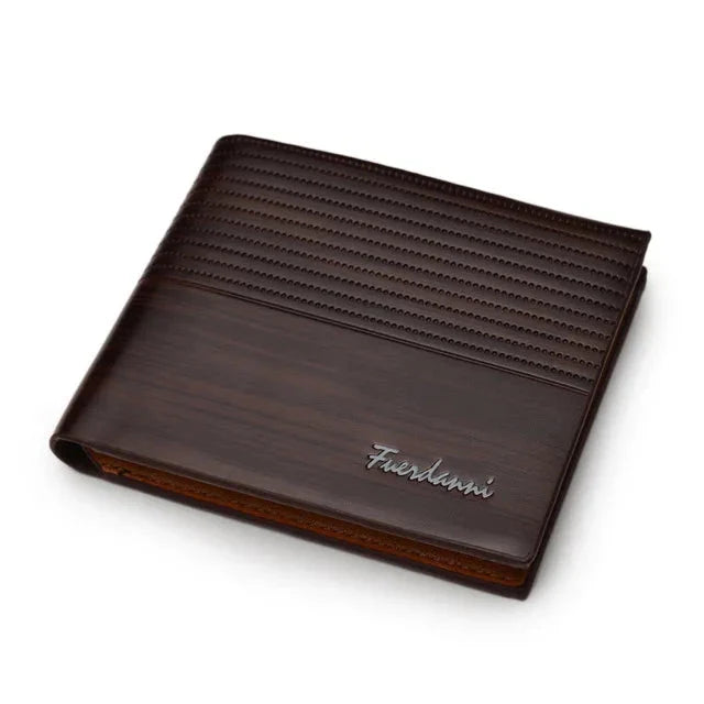Men Leather Brand Luxury Wallet Short Slim Male Purses Money Clip Credit Card Dollar Price Portomonee Carteria - Korvel