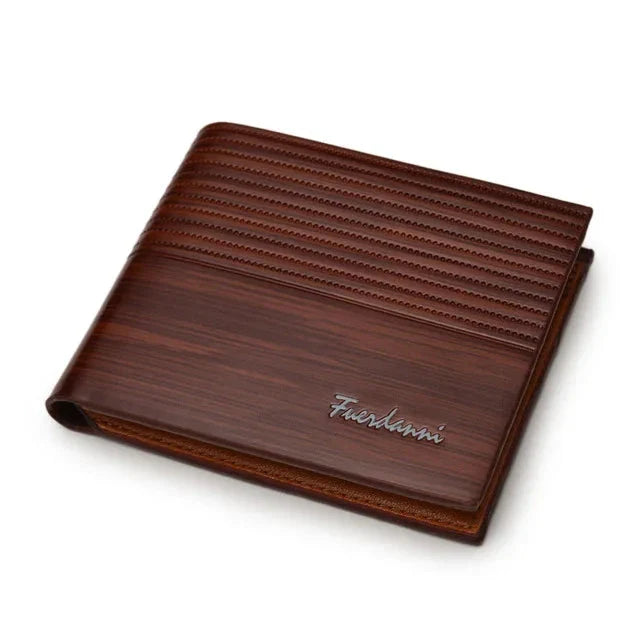 Men Leather Brand Luxury Wallet Short Slim Male Purses Money Clip Credit Card Dollar Price Portomonee Carteria - Korvel