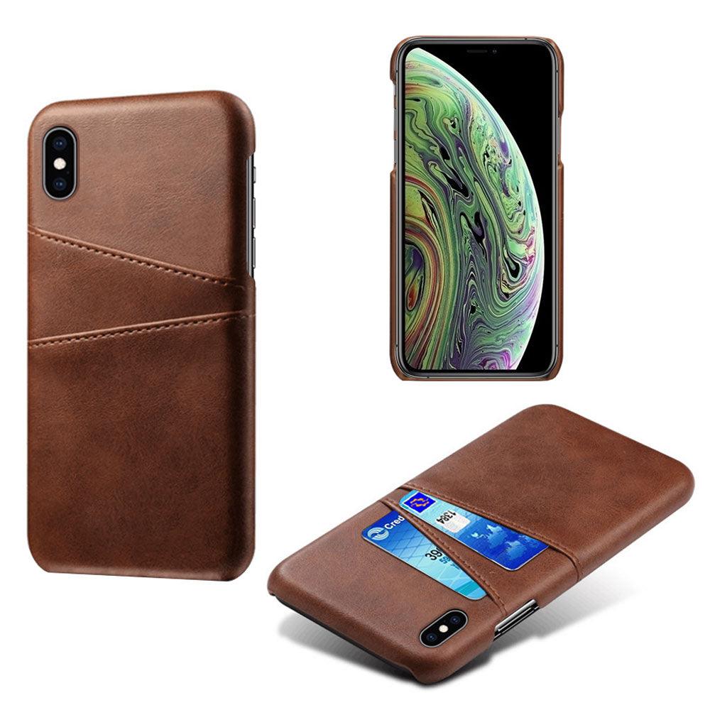 Luxury Leather Card Holder Case for iPhone 14 Pro & 13 Pro Max