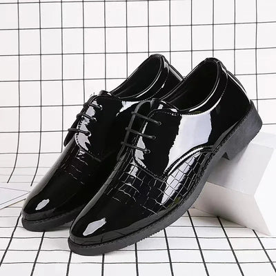 Men's Premium Leather Casual Flats - Versatile Korean Style