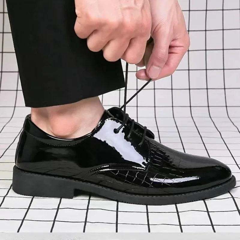Ballerines en cuir premium pour hommes - Style coréen polyvalent