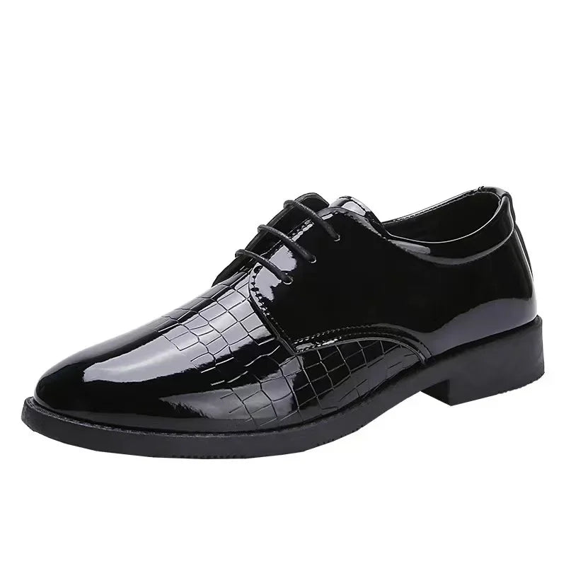 Ballerines en cuir premium pour hommes - Style coréen polyvalent