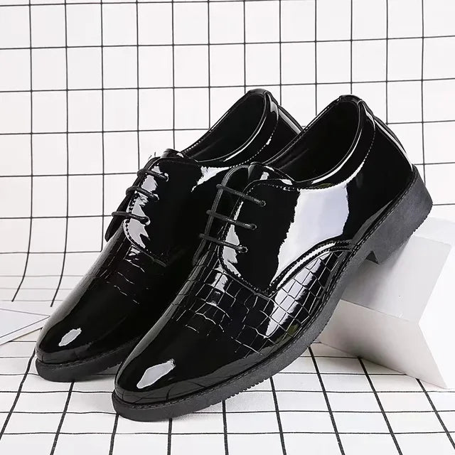 Ballerines en cuir premium pour hommes - Style coréen polyvalent