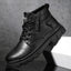 Men Retro Work Ankle Boots Autumn Winter Thick Bottom High Top Casual Boots Leather Boots Chelsea Desert Waterproof  Boots Male - Korvel