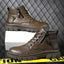 Men Retro Work Ankle Boots Autumn Winter Thick Bottom High Top Casual Boots Leather Boots Chelsea Desert Waterproof  Boots Male - Korvel