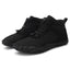Men's and women's couple's outdoor cotton shoes, non-slip and wear-resistant hiking shoes, warm high-top plus wool boots, cold-resistant hiking shoes - Korvel