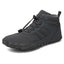 Men's and women's couple's outdoor cotton shoes, non-slip and wear-resistant hiking shoes, warm high-top plus wool boots, cold-resistant hiking shoes - Korvel