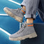 Bottes Martin rétro montantes pour hommes pour l'automne et l'hiver