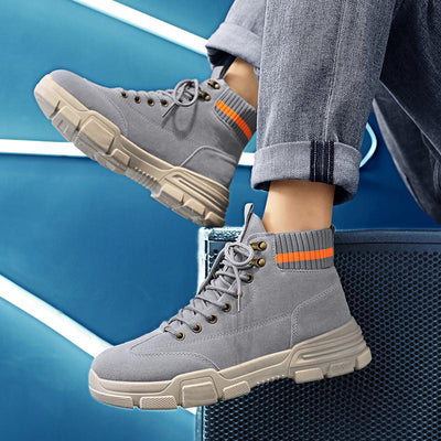 Botas Martin Retro de Hombre de Caño Alto para Otoño e Invierno