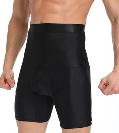 Men's High Waist Body Shaper Shorts