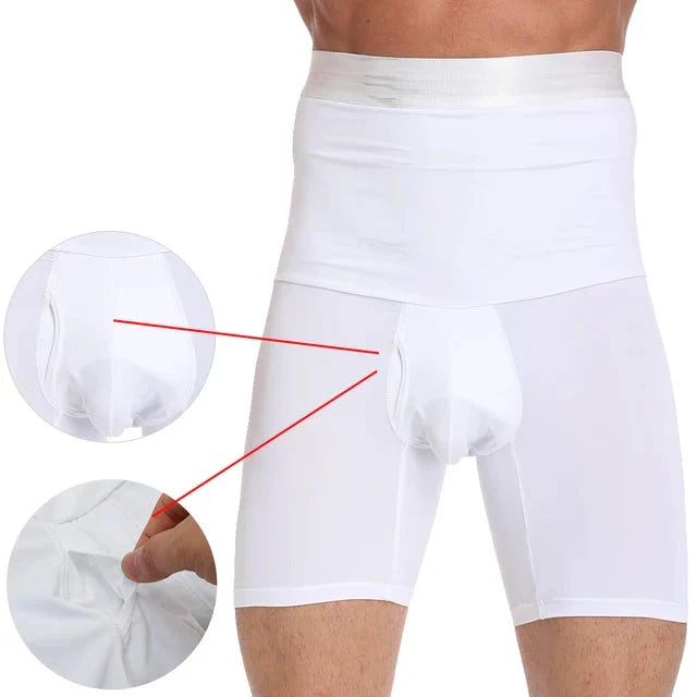 Men's High Waist Body Shaper Shorts