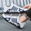 Men's Breathable Leather Casual Sneakers - Lightweight & Versatile