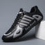 Men's Breathable Leather Casual Sneakers - Lightweight & Versatile