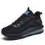 Men's breathable mesh shoes height increasing full-length air cushioned running shoes - Korvel