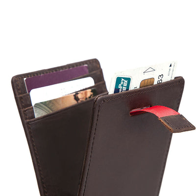 Men's RFID Antimagnetic Leather Card Holder Wallet