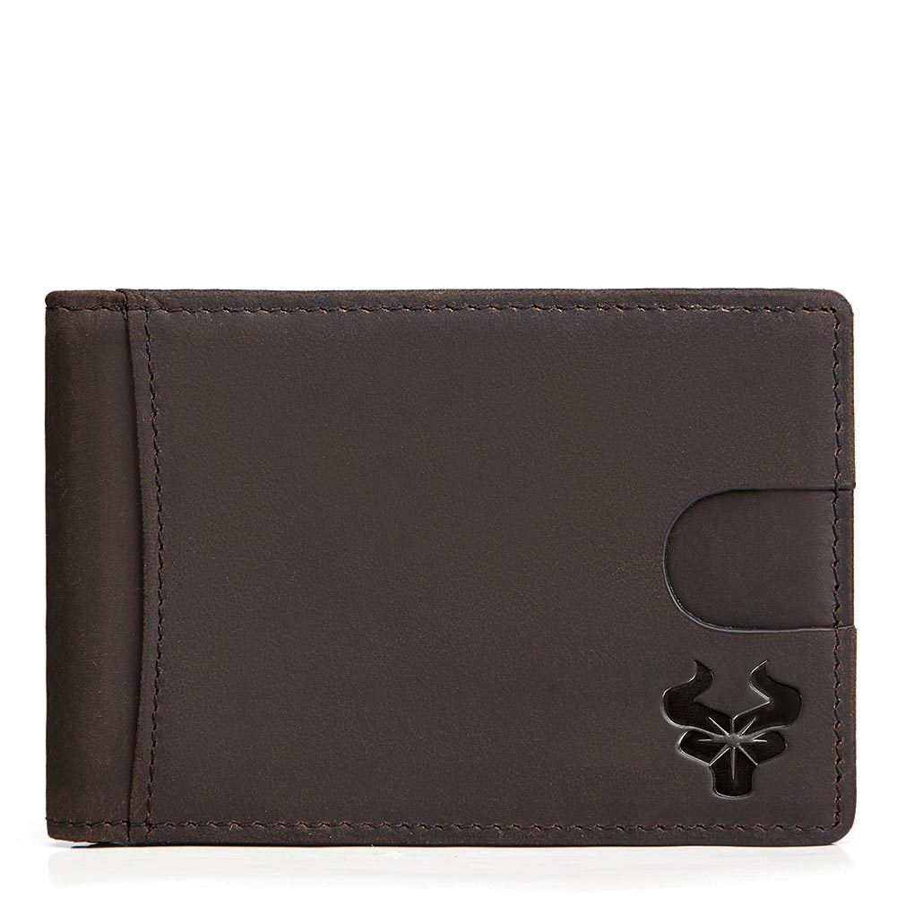 Billetera de Cuero Antimagnética RFID para Hombre