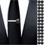 Pince à cravate lettre de l'alphabet pour homme - Accessoire élégant