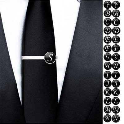Men's Alphabet Letter Tie Clip - Stylish Accessory