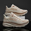 Men's fashion shoes breathable mesh thick-soled running shoes marathon outdoor running shoes - Korvel
