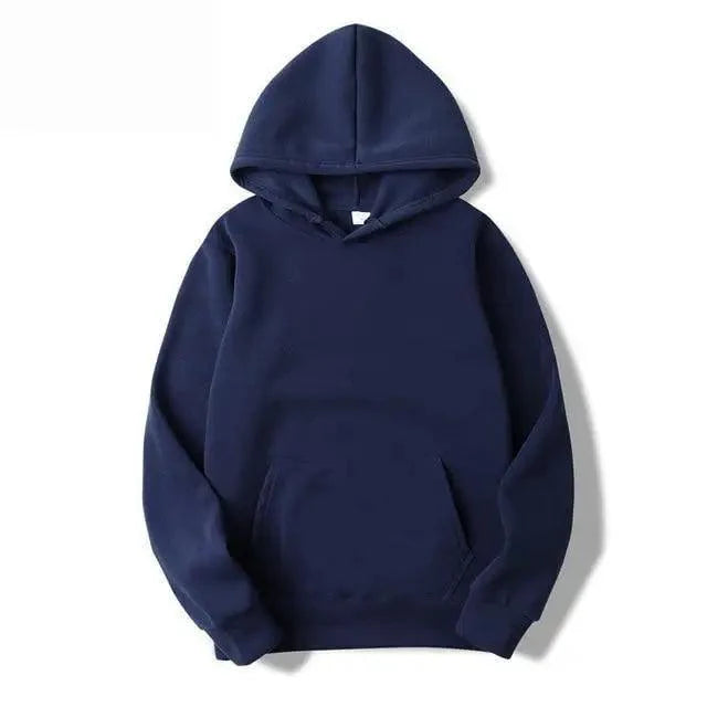 Hoodie décontracté pour hommes en couleur unie pour le printemps et l'automne