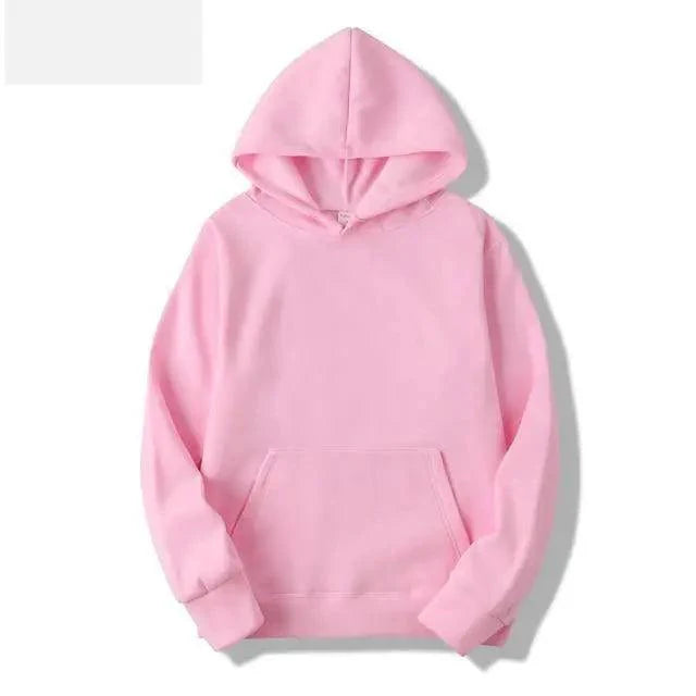 Hoodie décontracté pour hommes en couleur unie pour le printemps et l'automne