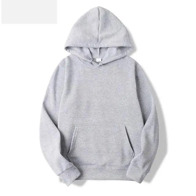 Hoodie décontracté pour hommes en couleur unie pour le printemps et l'automne