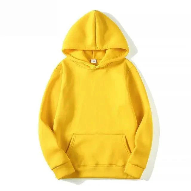 Hoodie décontracté pour hommes en couleur unie pour le printemps et l'automne