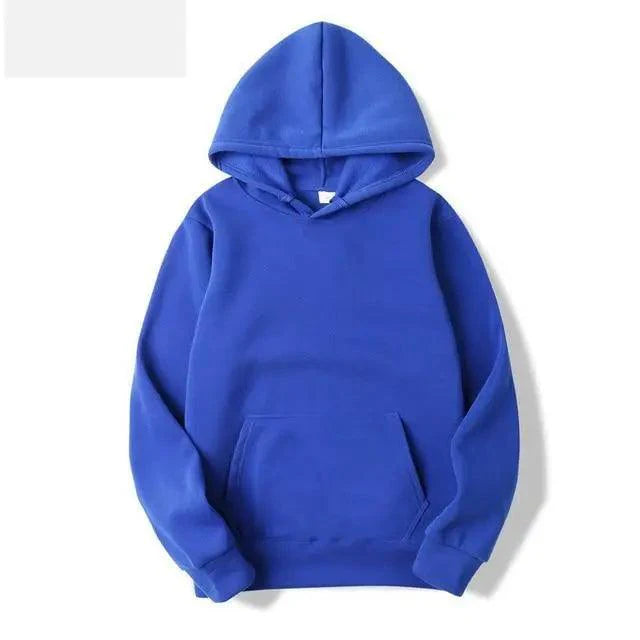 Hoodie décontracté pour hommes en couleur unie pour le printemps et l'automne
