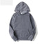 Hoodie décontracté pour hommes en couleur unie pour le printemps et l'automne