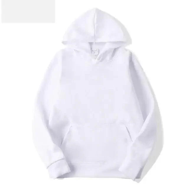 Hoodie décontracté pour hommes en couleur unie pour le printemps et l'automne