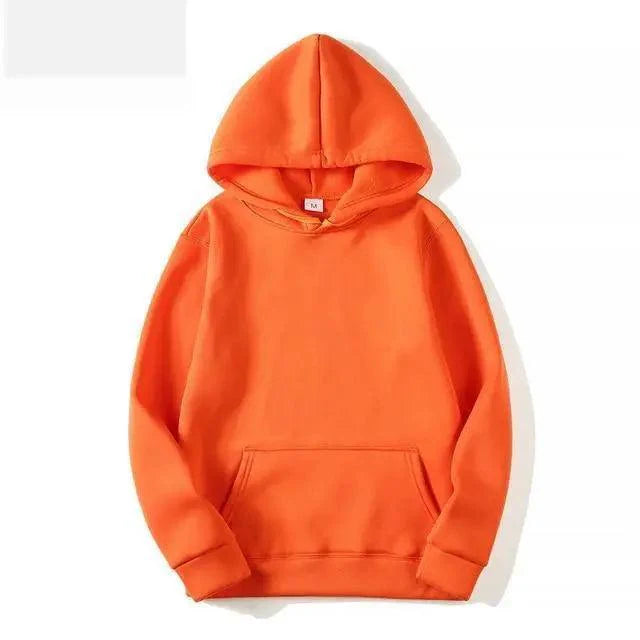 Hoodie décontracté pour hommes en couleur unie pour le printemps et l'automne