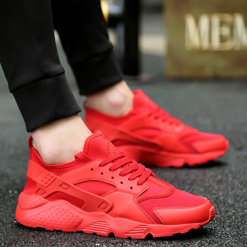Men's mesh sports shoes for men women's flat running shoes for couples men's travel shoes for men - Korvel
