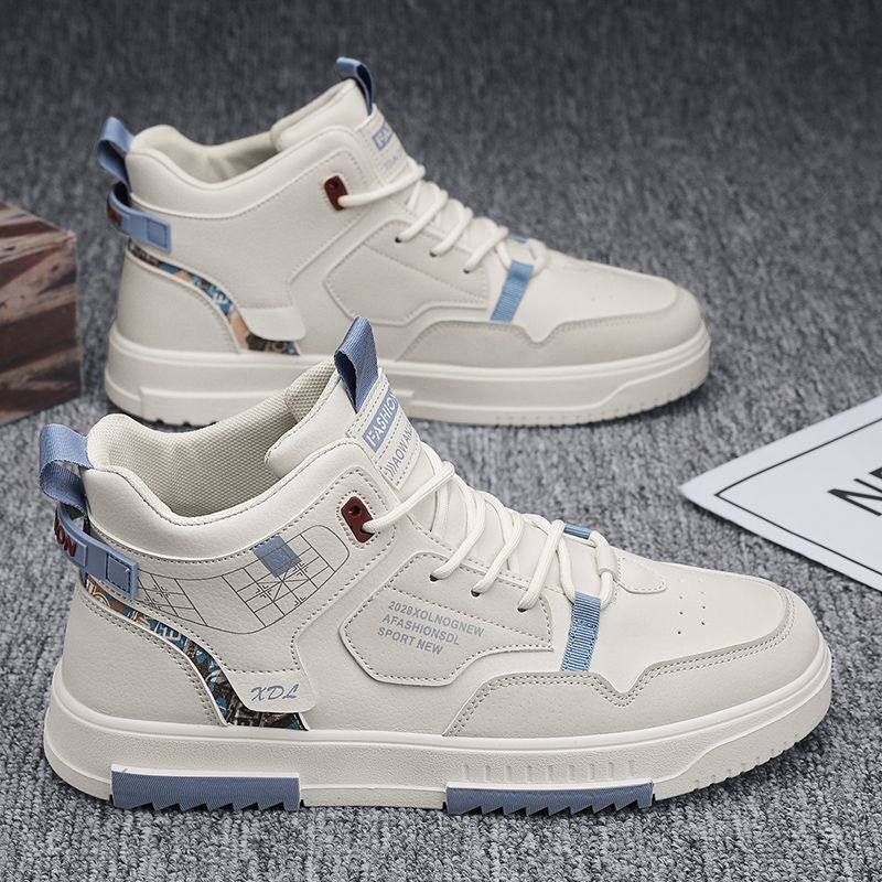 Baskets montantes respirantes pour hommes - Tendance et polyvalentes