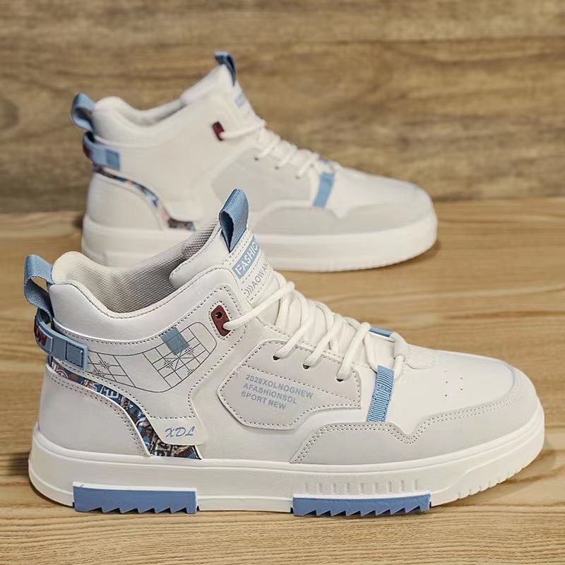 Baskets montantes respirantes pour hommes - Tendance et polyvalentes