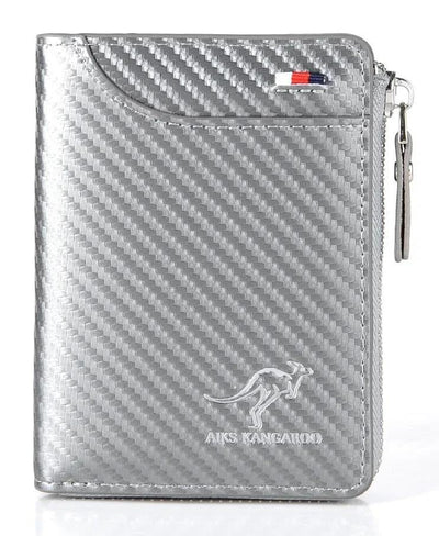 Men's  Protected PU Leather Wallet Vintage Short Purse - Korvel