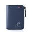 Men's  Protected PU Leather Wallet Vintage Short Purse - Korvel