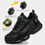 Men's safety shoes with steel toe caps anti smashing and anti piercing breathable lightweight rotating buttons for summer work - Korvel