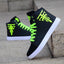 Men's shoes autumn new student sports shoes casual shoes high top board shoes Korean version trendy lace up running single shoes - Korvel